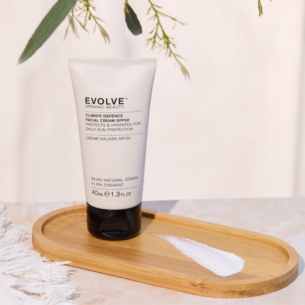 Evolve Organic Beauty Climate Defence SPF30 Cream Sävytön Kasvovoide 40ml