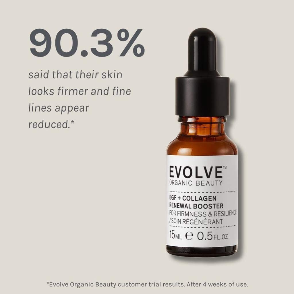 Evolve Organic Beauty EGF + Collagen Renewal Booster 15ml
