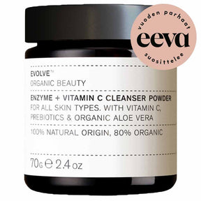 Evolve Organic Beauty Enzyme + Vitamin C Cleanser Powder Puhdistusjauhe kasvoille 70g