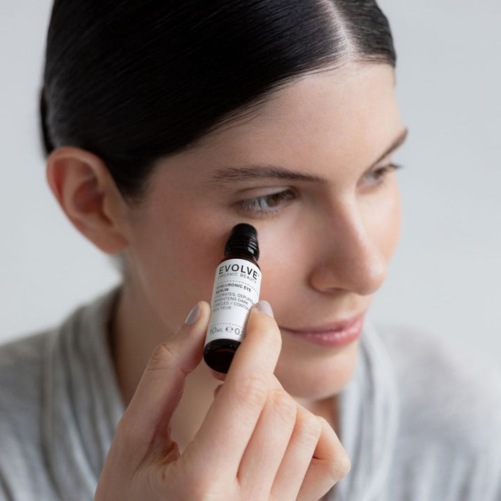 Evolve Organic Beauty Hyaluronic Eye Serum Hyaluronihappo Silmänympärysseerumi 10ml