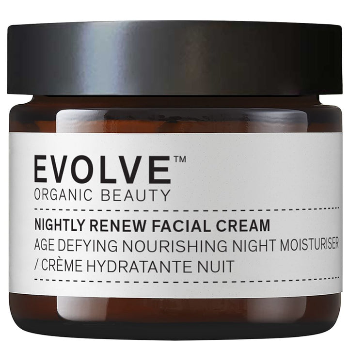 Evolve Organic Beauty Nightly Renew Facial Cream Uudistava Yövoide 60ml