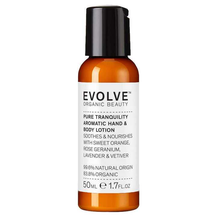 Evolve Pure Tranquility Hand &amp; Body Lotion 50 ml, pakkaus