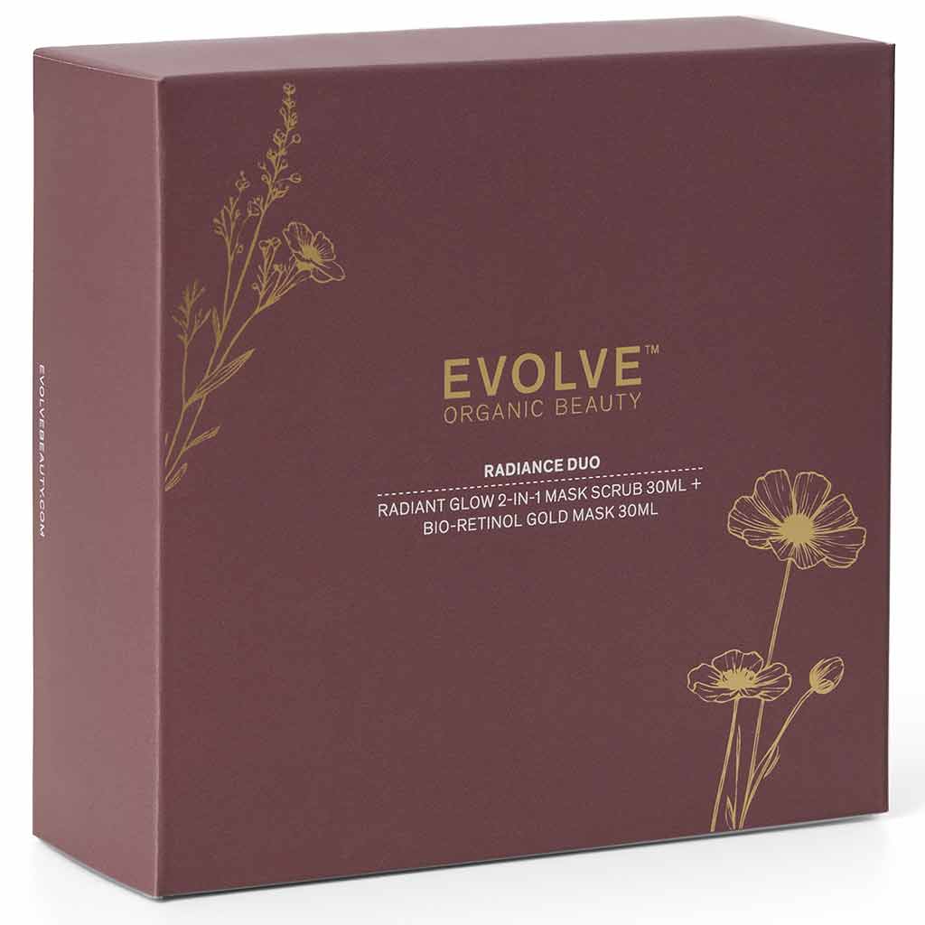 Evolve Organic Beauty Radiance Duo Lahjapakkaus