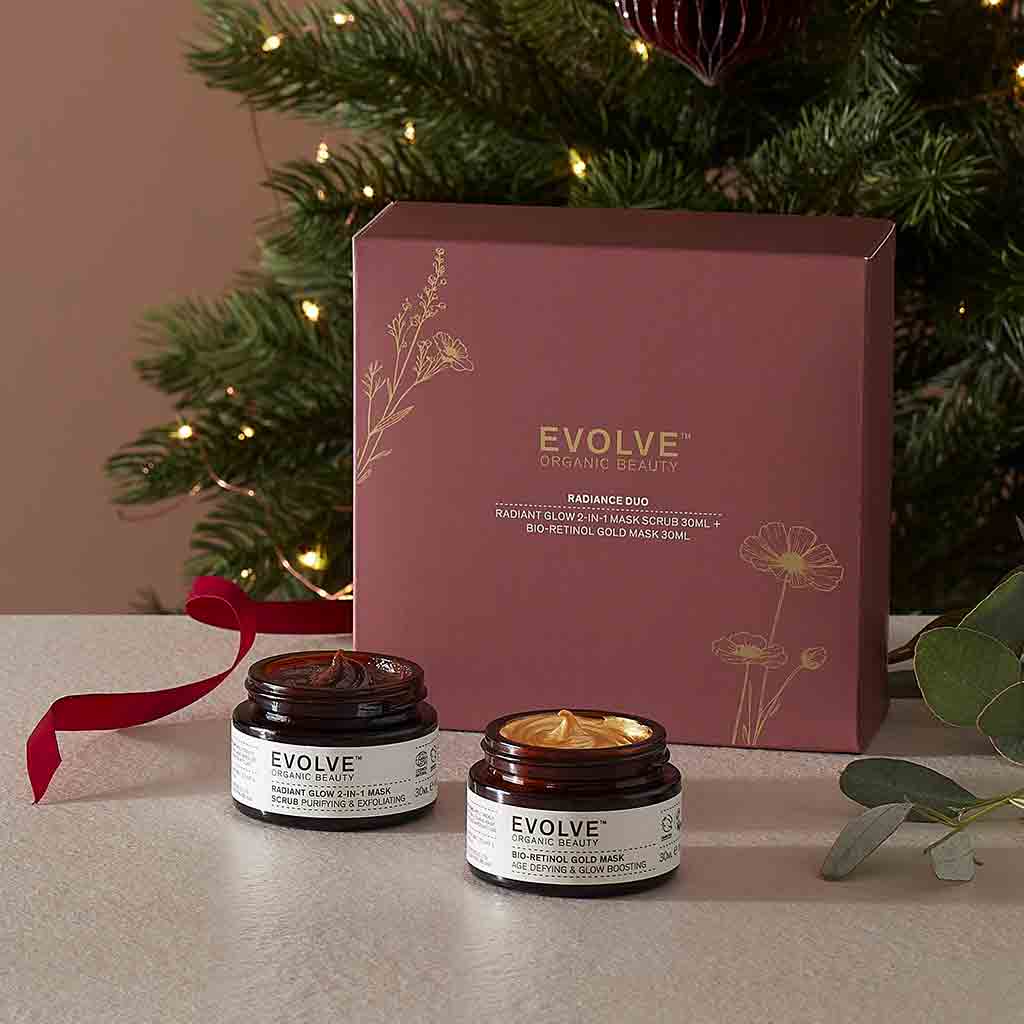 Evolve Organic Beauty Radiance Duo Lahjapakkaus
