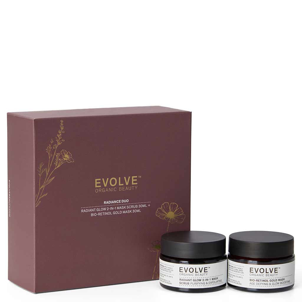 Evolve Organic Beauty Radiance Duo Lahjapakkaus