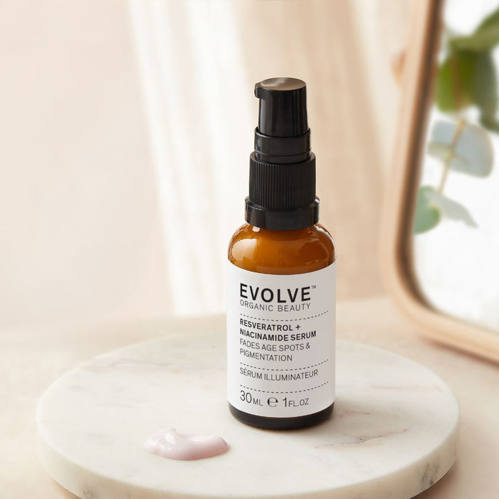 Evolve Organic Beauty Resveratrol + Niacinamide Serum 30ml