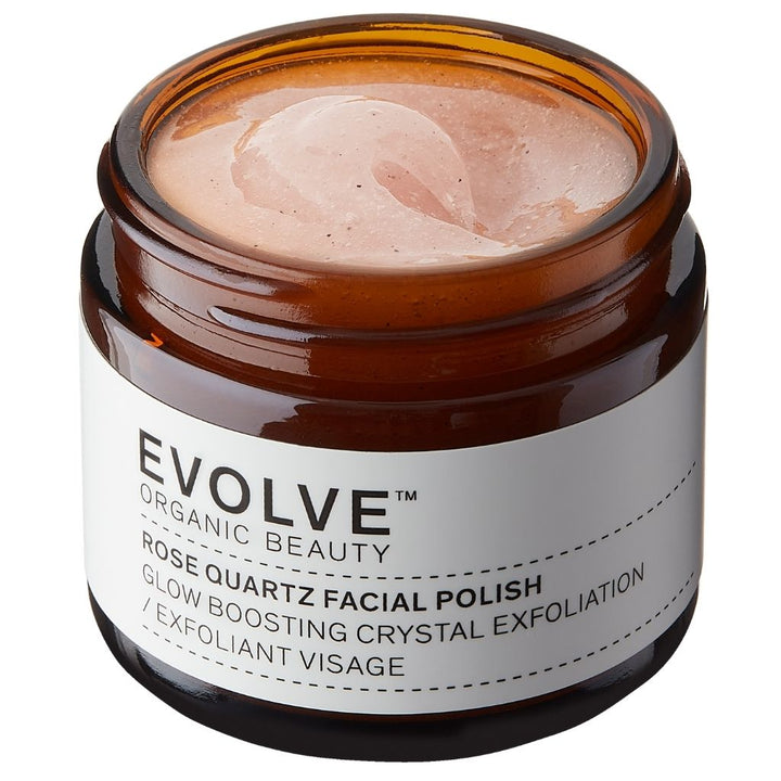 Evolve Organic Beauty Rose Quartz Facial Polish Ruusu & Kvartsi Kasvokuorinta 60ml