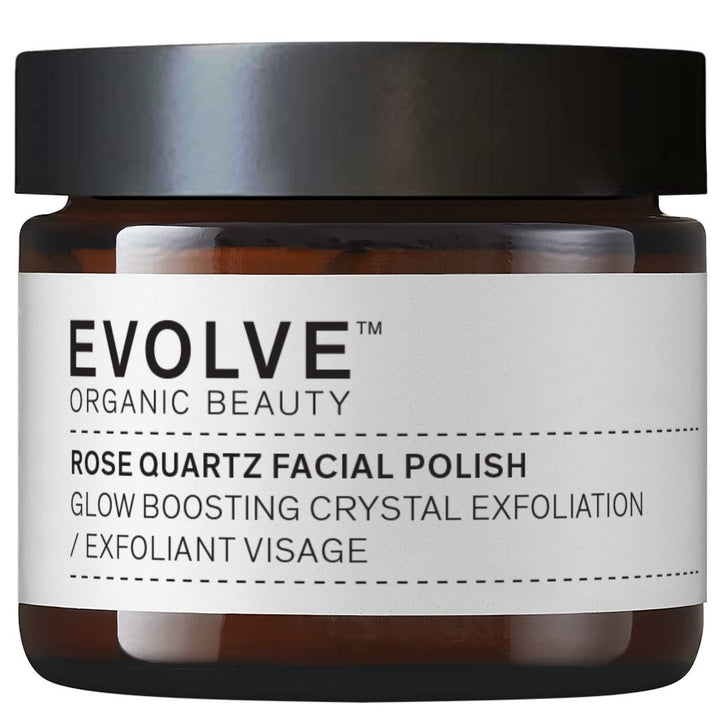 Evolve Organic Beauty Rose Quartz Facial Polish Ruusu & Kvartsi Kasvokuorinta 60ml