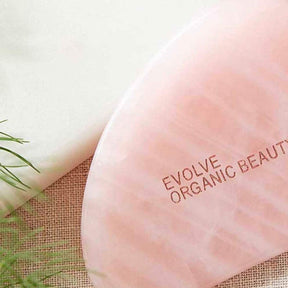 Outlet Evolve Organic Beauty Rose Quartz Gua Sha