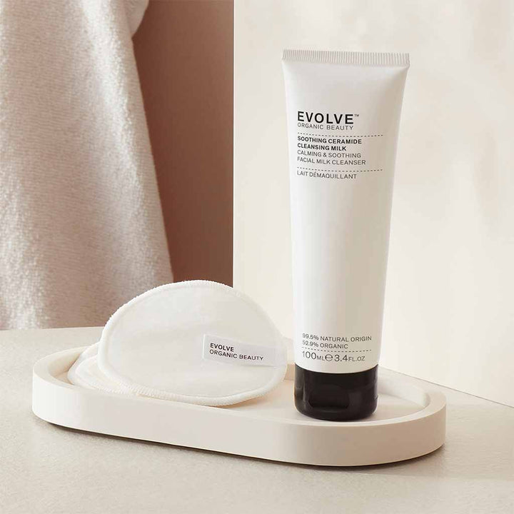 Evolve Organic Beauty Soothing Ceramide Cleansing Milk Puhdistusemulsio 100ml