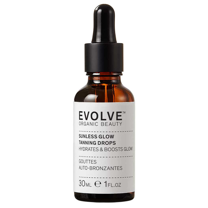 Evolve Organic Beauty Sunless Glow Tanning Drops Itseruskettavat tipat 30ml