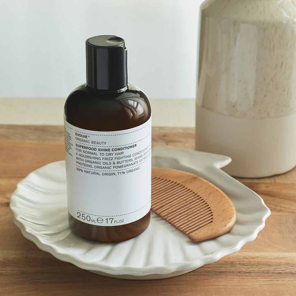 Outlet Evolve Organic Beauty Superfood Shine Hoitoaine 250ml