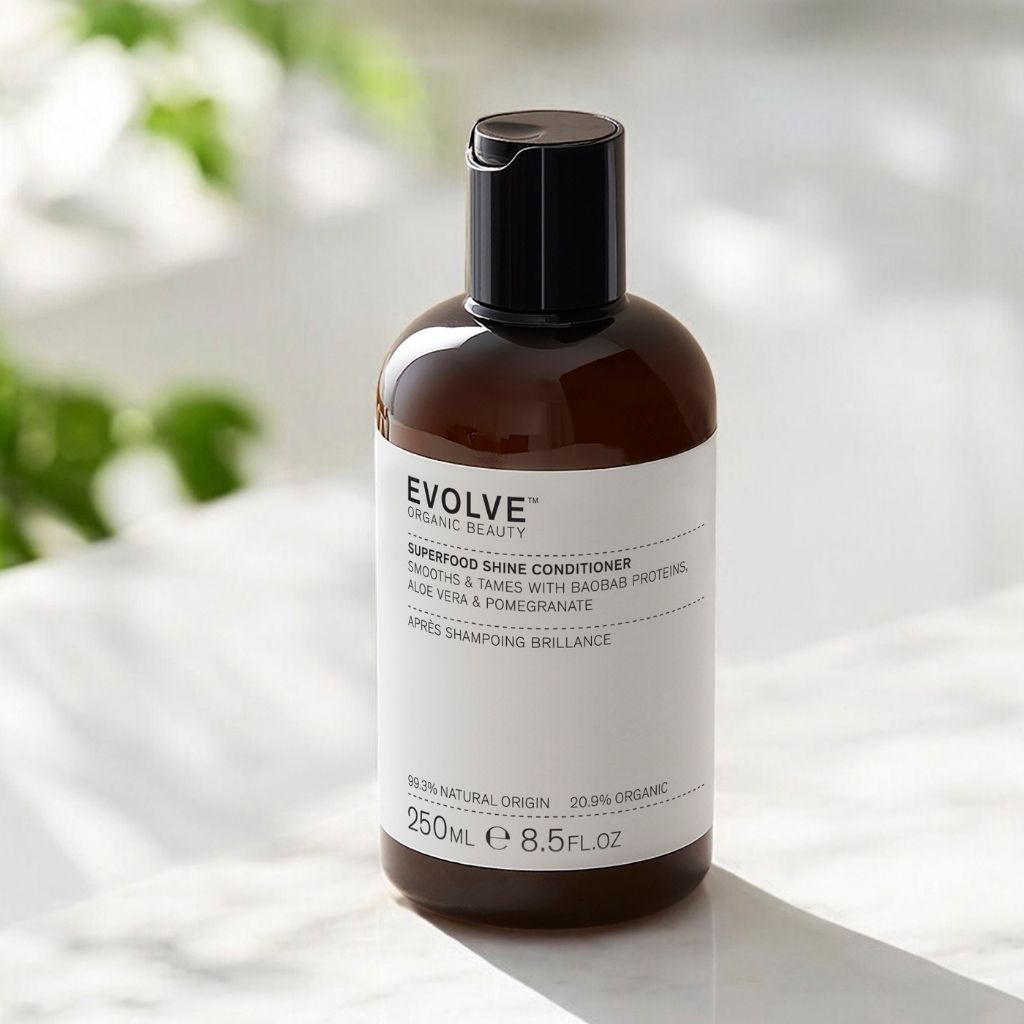 Evolve Organic Beauty Superfood Shine Hoitoaine 250ml