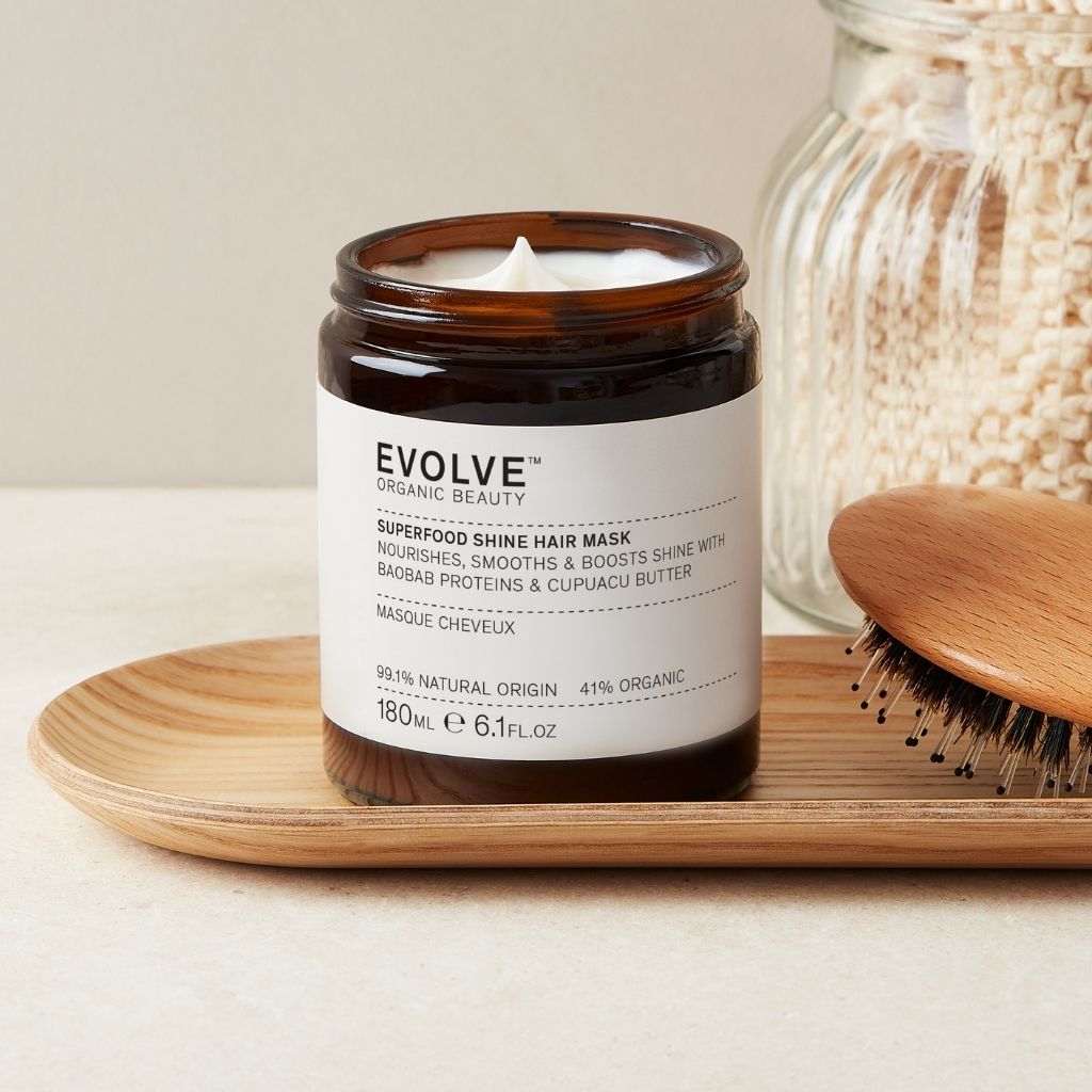 Evolve Organic Beauty Superfood Shine Hair Mask Hiusnaamio 180ml