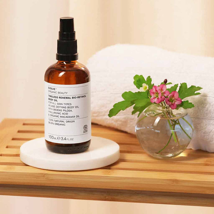 Evolve Organic Beauty Timeless Renewal Bio-Retinol Body Oil 100ml