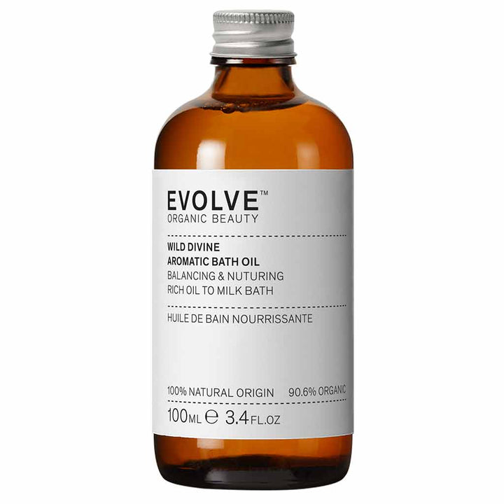 Evolve Organic Beauty Wild Divine Aromatic Bath Oil Kylpyöljy 100ml