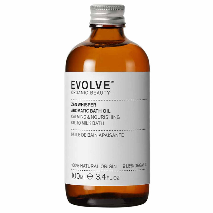 Evolve Organic Beauty Zen Whisper Aromatic Bath Oil Kylpyöljy 100ml