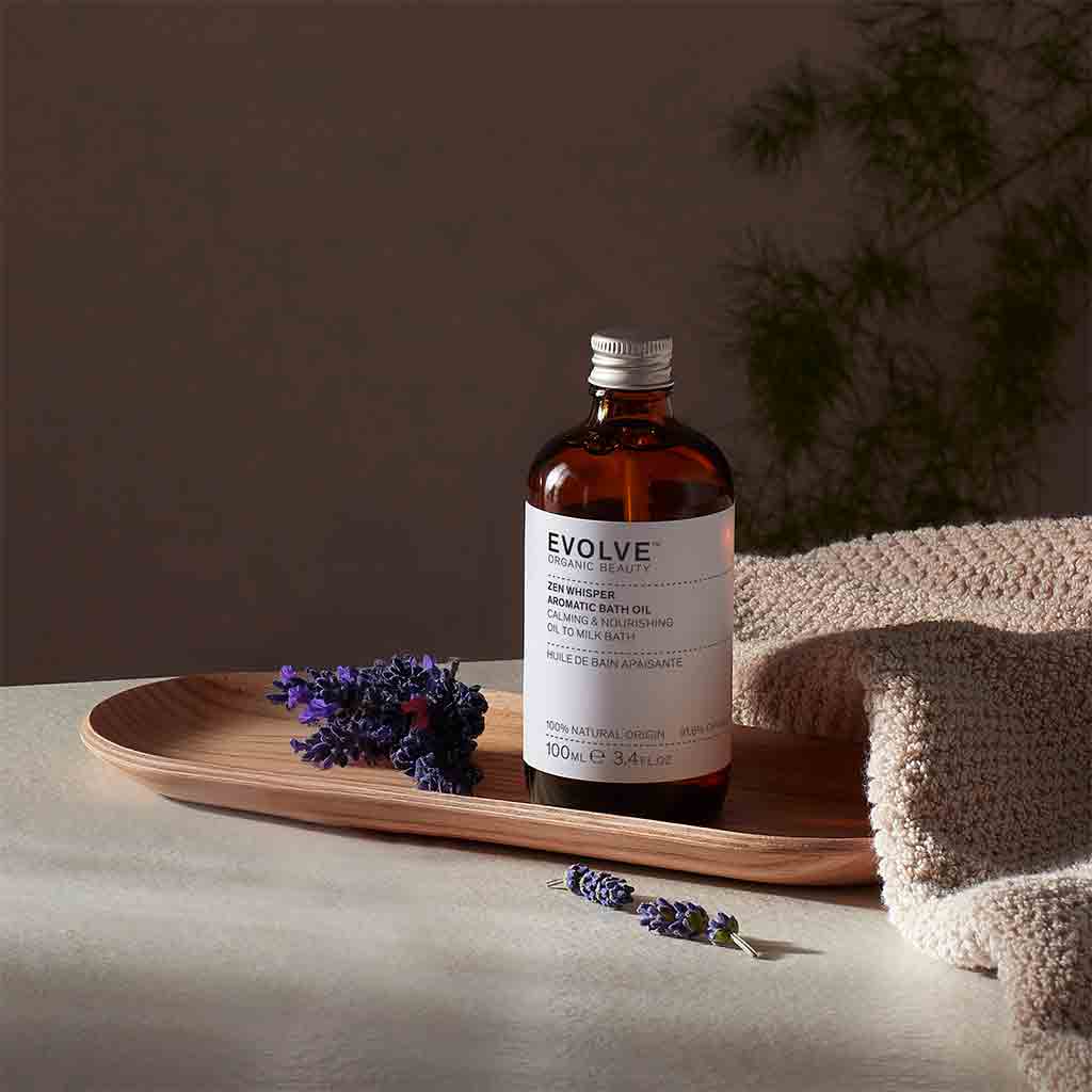 Evolve Organic Beauty Zen Whisper Aromatic Bath Oil Kylpyöljy 100ml