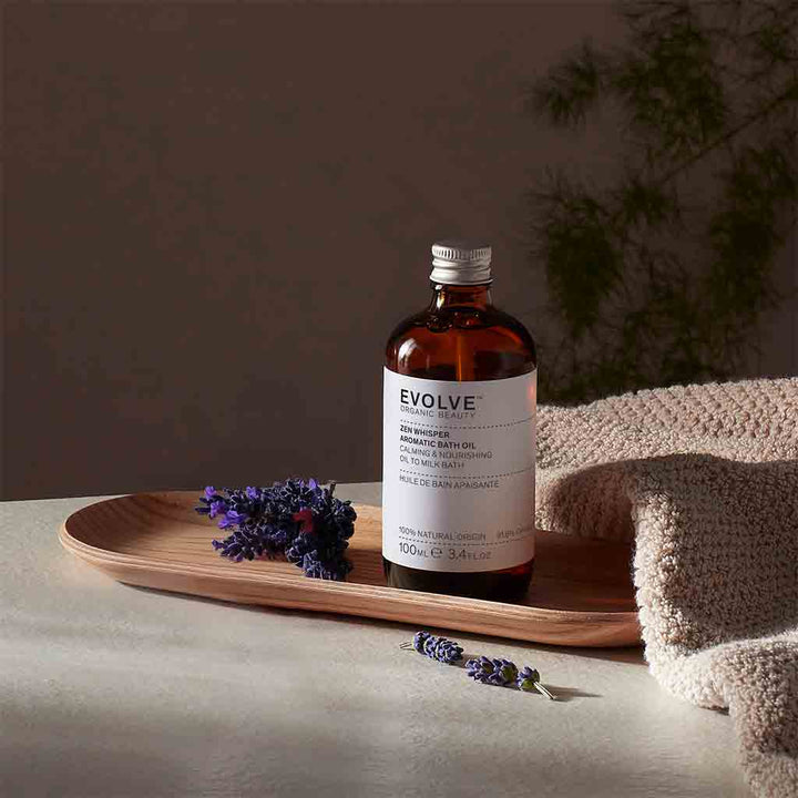 Evolve Organic Beauty Zen Whisper Aromatic Bath Oil Kylpyöljy 100ml