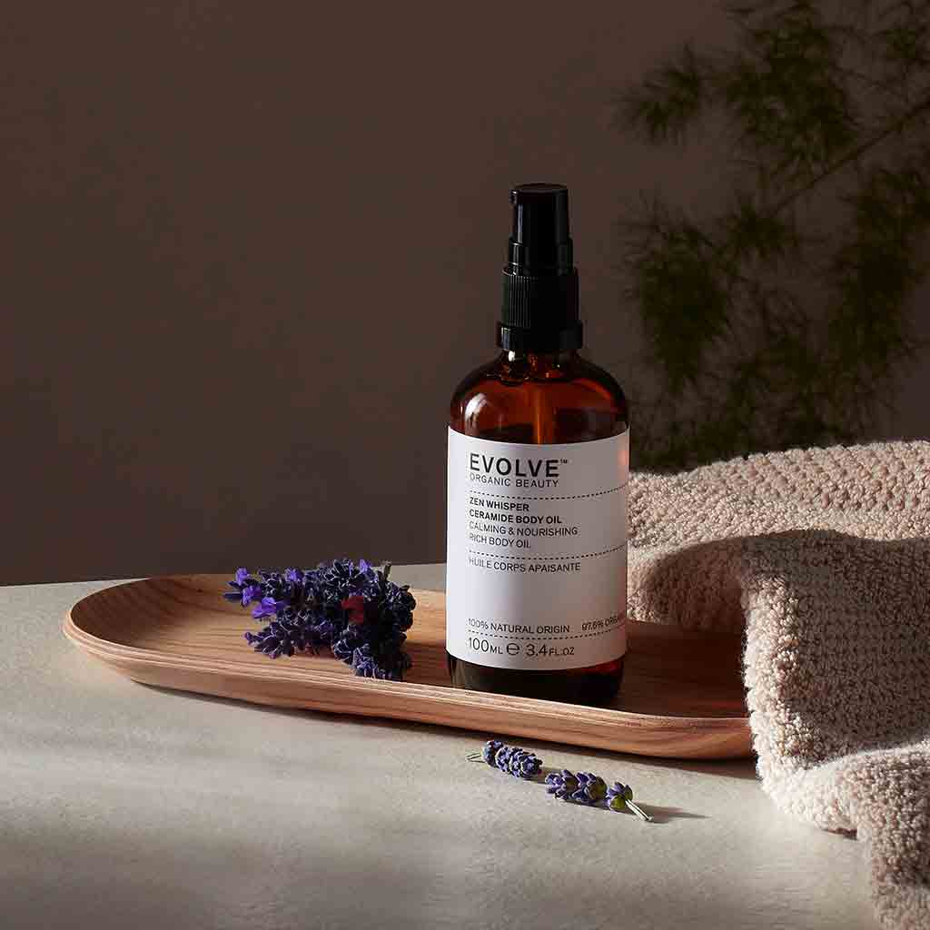 Evolve Organic Beauty Zen Whisper Ceramide Body Oil Vartaloöljy 100ml