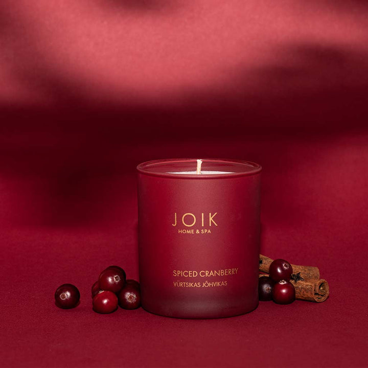 JOIK Home & SPA Tuoksukynttilä Spiced Cranberry