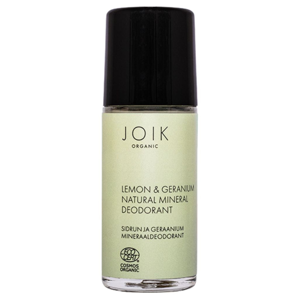 JOIK Organic Lemon &amp; Geranium Natural Mineral Deodorant 50ml