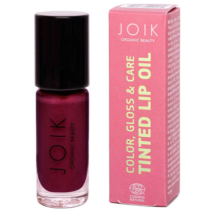 JOIK Organic Colour, Gloss & Care Lip Oil Sävyttävä Huuliöljy 4,5ml - 05 Berry Beautiful