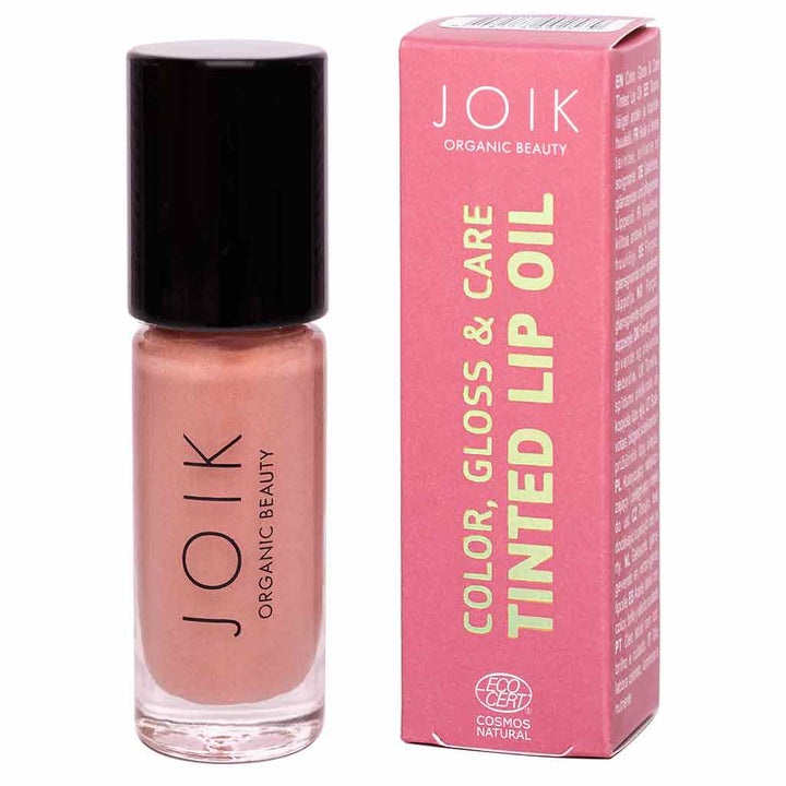 JOIK Organic Colour, Gloss & Care Lip Oil Sävyttävä Huuliöljy 4,5ml - 06 Nearly Nude