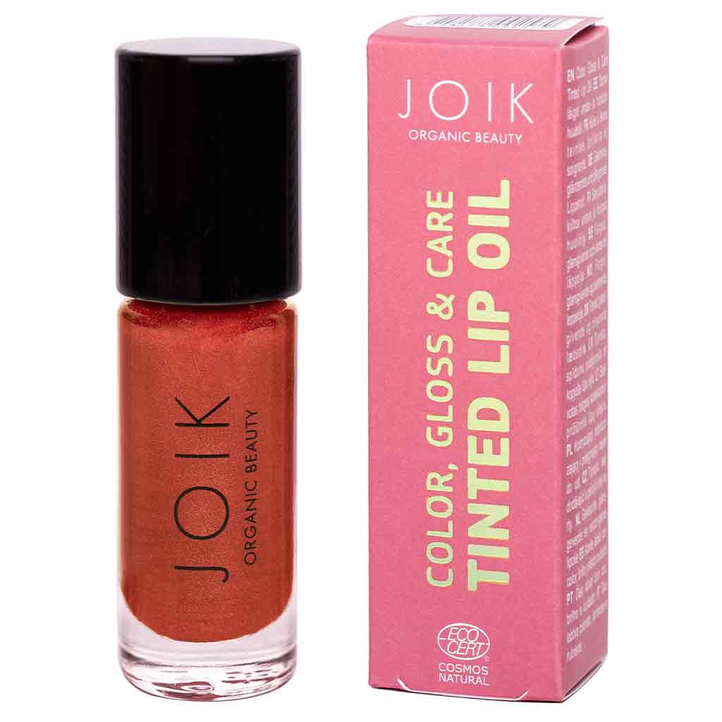 JOIK Organic Colour, Gloss & Care Lip Oil Sävyttävä Huuliöljy 4,5ml - 03 Rusty Shimmer