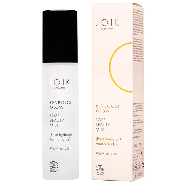 JOIK Organic Re-Boost Glow Rose Beauty Mist Kasvosuihke 50ml