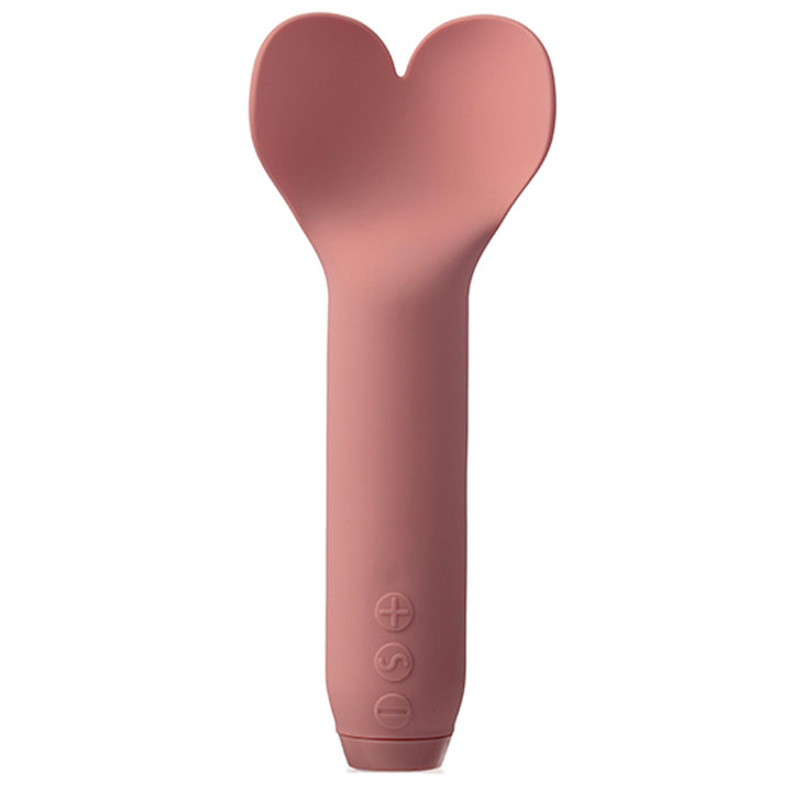 Je Joue Amour Bullet Vibrator with Fluttering Heart Tip - Pale Rosette