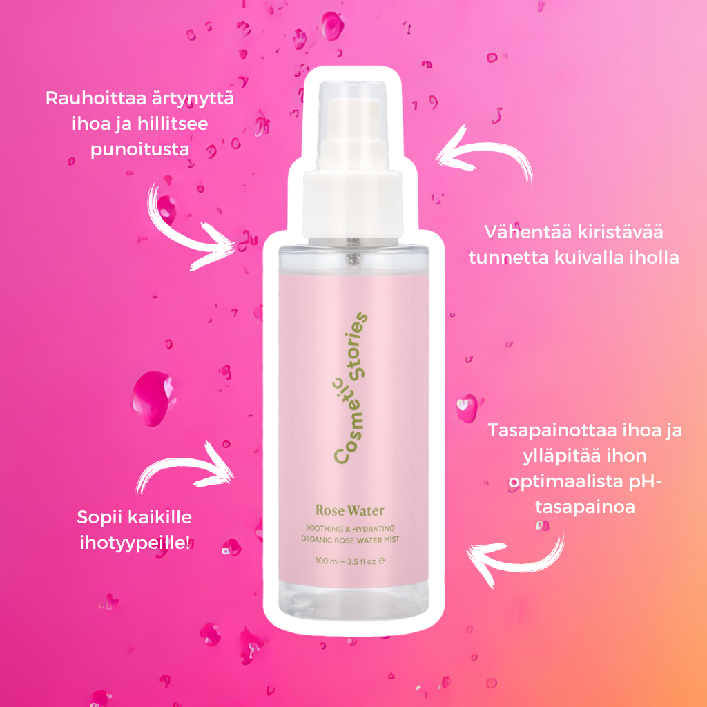 Cosmetic Stories Rose Floral Water Ruusuvesi 100ml