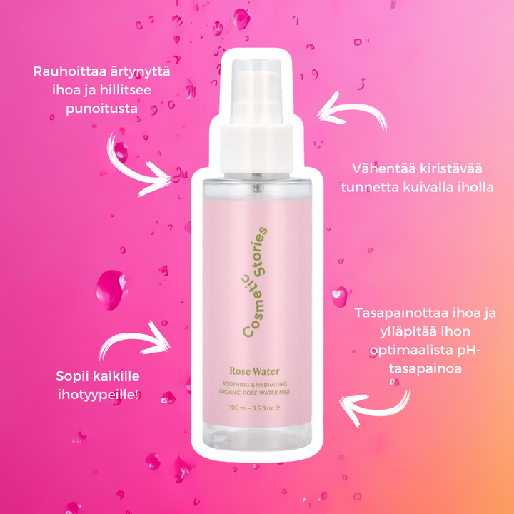 Cosmetic Stories Rose Floral Water Ruusuvesi 100ml