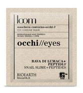 Bioearth Loom Sheet Eye Contour Mask Snail Slime + Peptides 3ml