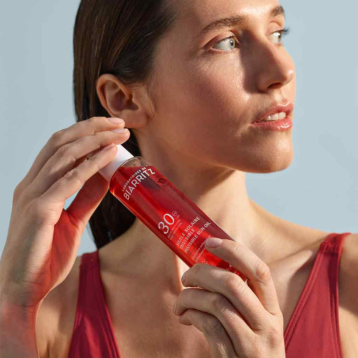 Laboratoires de Biarritz Suncare Invisible Oil Aurinkosuojaöljy SPF30 125ml
