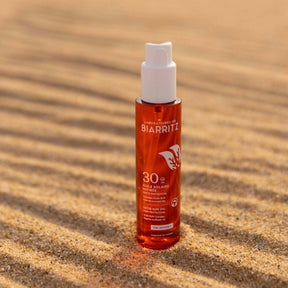 Laboratoires de Biarritz Suncare Invisible Oil Aurinkosuojaöljy SPF30 125ml