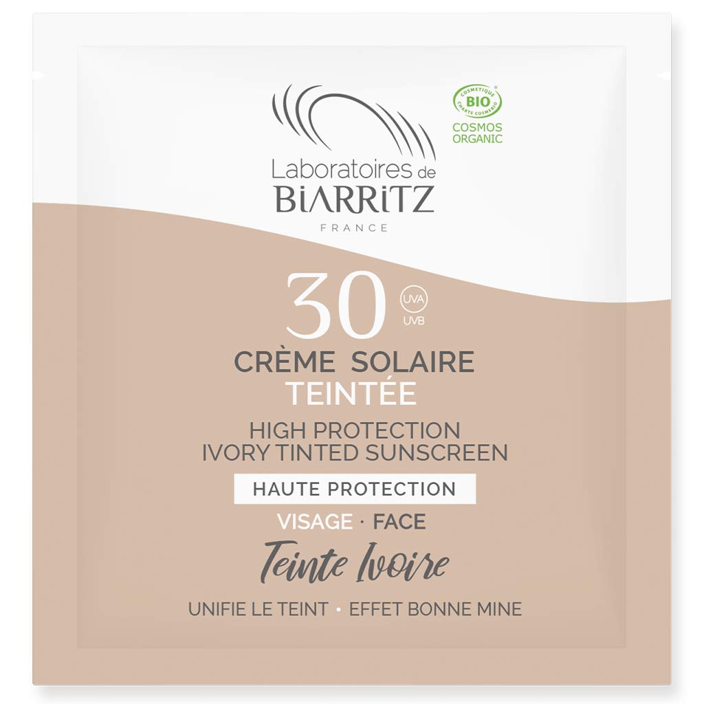 Alga Maris Sävyttävä Aurinkovoide kasvoille SPF30 Näyte - Ivory