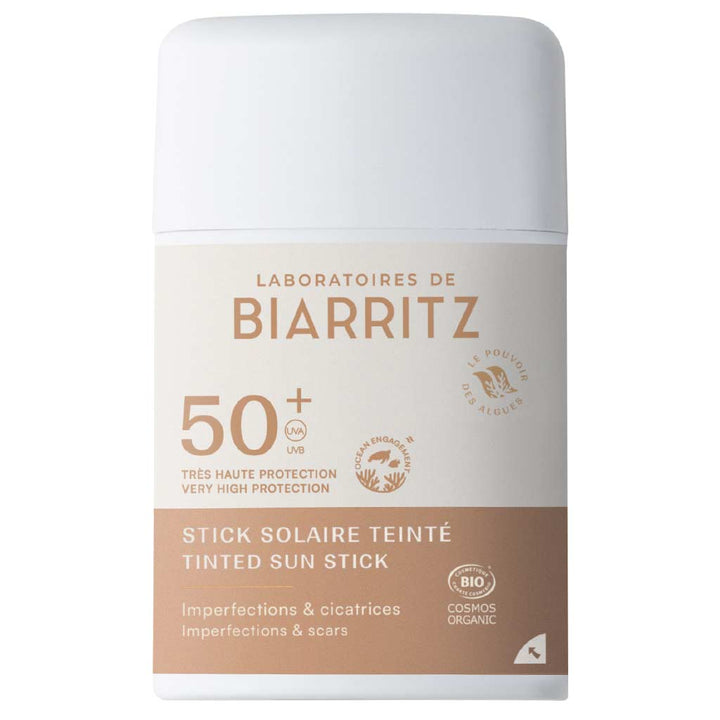 Laboratoires de Biarritz Sävytetty Aurinkovoidepuikko SPF50+ 12g