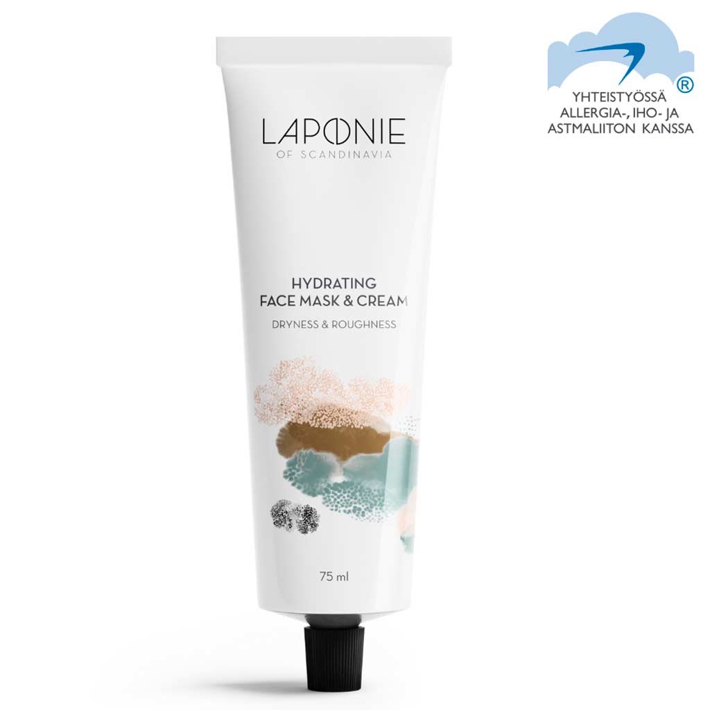Outlet Laponie of Scandinavia Hydrating Face Mask & Cream Kosteuttava Kasvonaamio & Voide 75ml