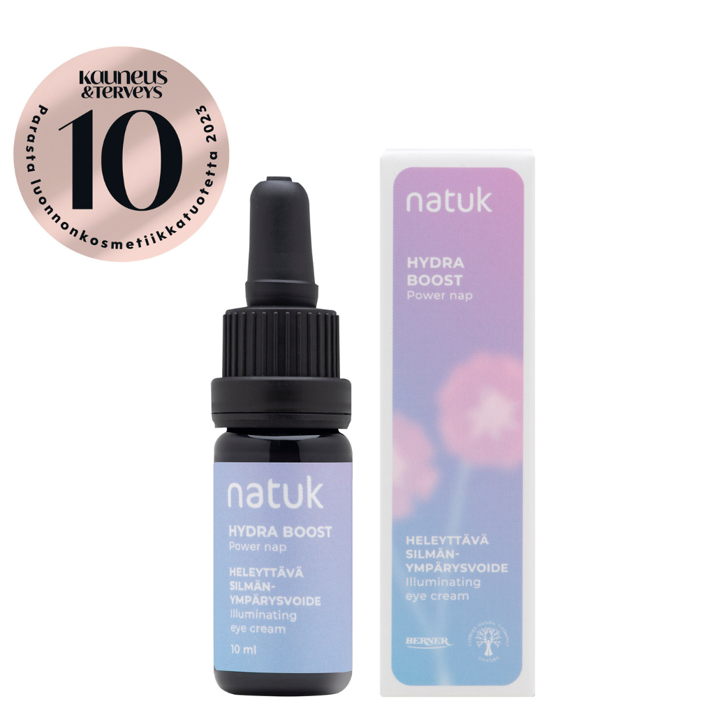 Natuk Hydra Boost Heleyttävä silmänympärysvoide 10 ml