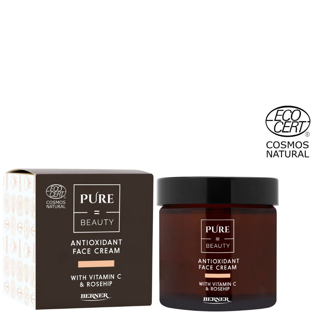 Pure=Beauty Antioksidanttinen kasvovoide + C-vitamiini & Ruusunmarja 60 ml
