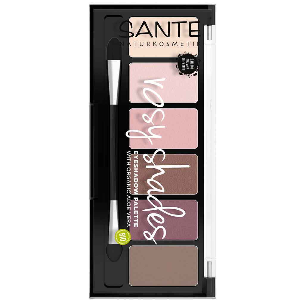 Sante Luomiväripaletti Rosy Shades 6g