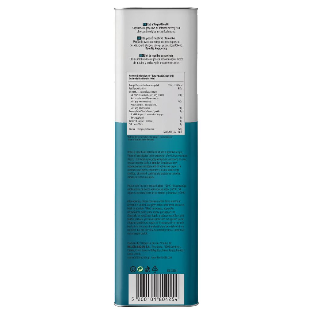 Terra Creta Traditional Perinteinen Ekstra-neitsytoliiviöljy 5 L