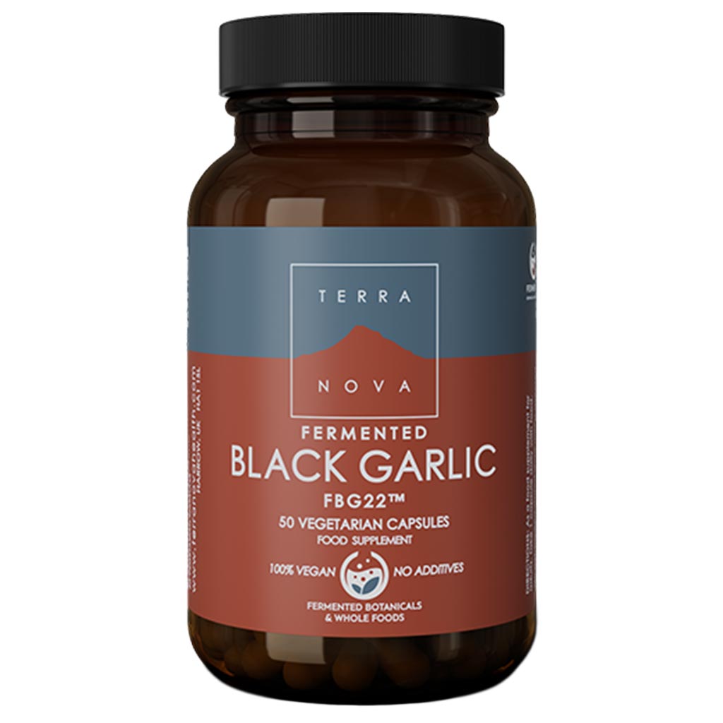 Outlet Terranova Fermented Black Garlic FBG22, 50 kaps