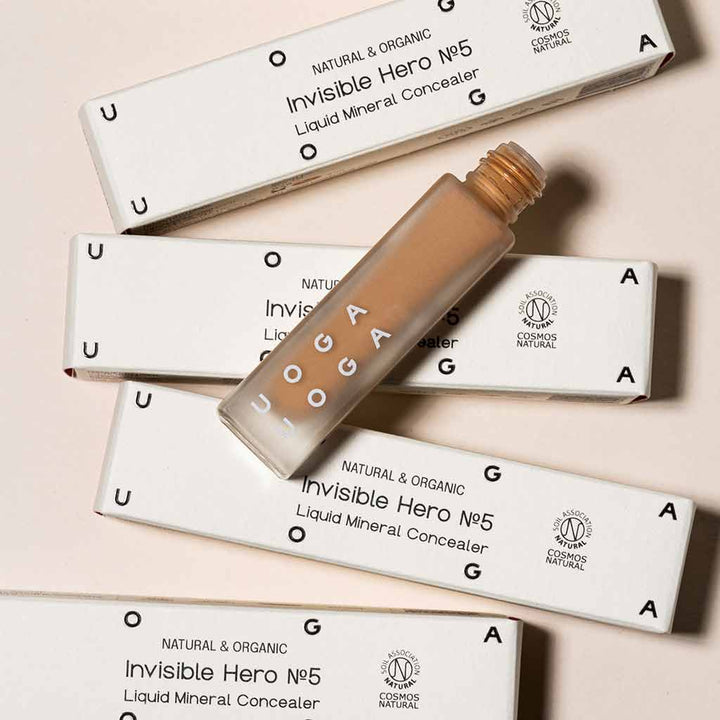 Outlet Uoga Uoga Liquid Mineral Concealer Nestemäinen Peitevoide 5ml - 675 Invisible Hero No. 5 - Gold Tan