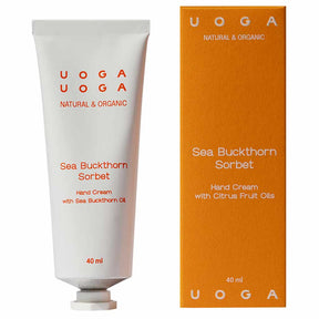 Uoga Uoga Sea Buckthorn Sorbet Ravitseva käsivoide tyrni 40ml