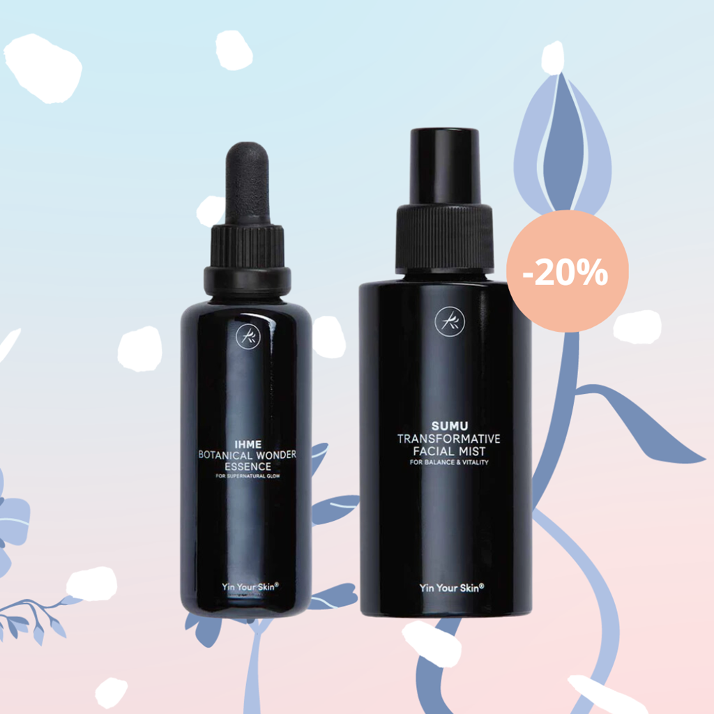 Yin Your Skin Kosteuttava ja Kirkastava Ihonhoitosetti