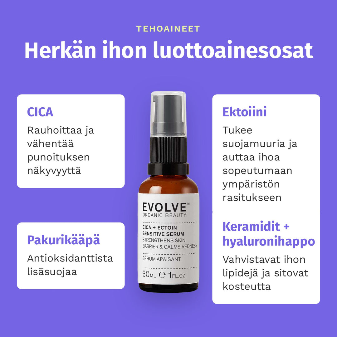 Evolve Organic Beauty CICA + Ectoin Sensitive Serum 30ml