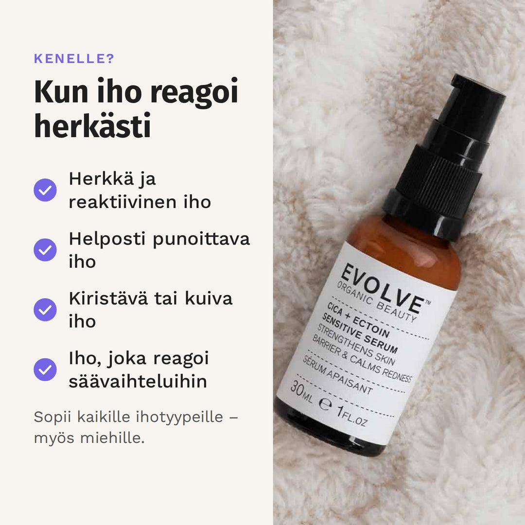 Evolve Organic Beauty CICA + Ectoin Sensitive Serum 30ml