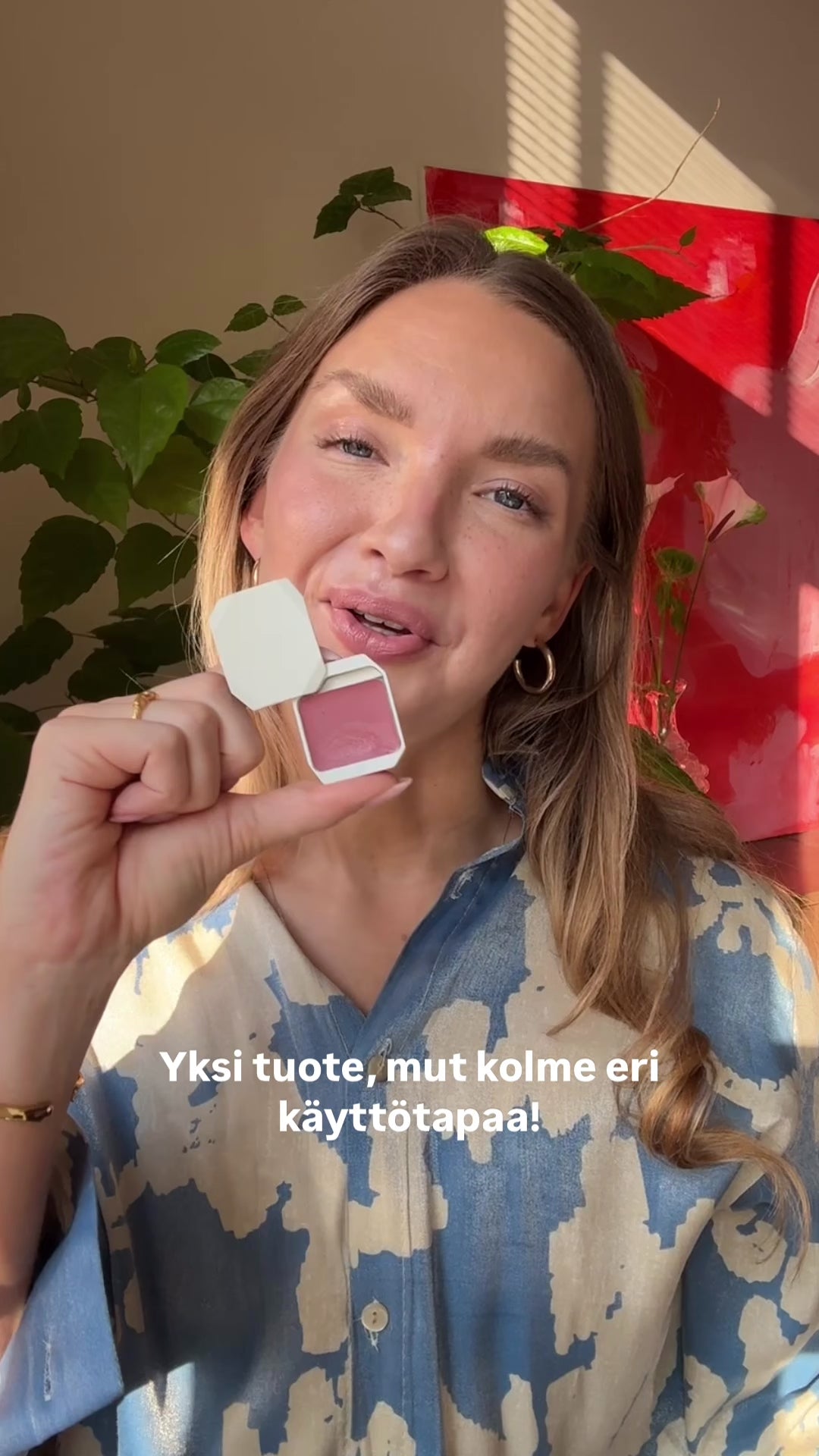 Uoga Uoga Lip & Cheek Tint Voidemainen huuli- ja poskipuna 4g - 6030 Blooming